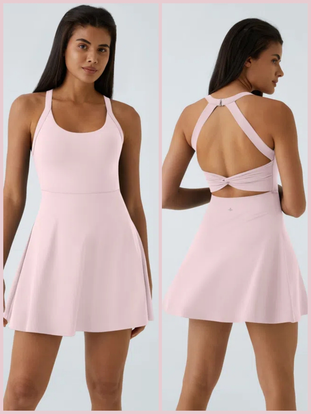 NEW HALARA SoftlyZero Airy Backless InstantCool Active Dress-Easy Peasy XS